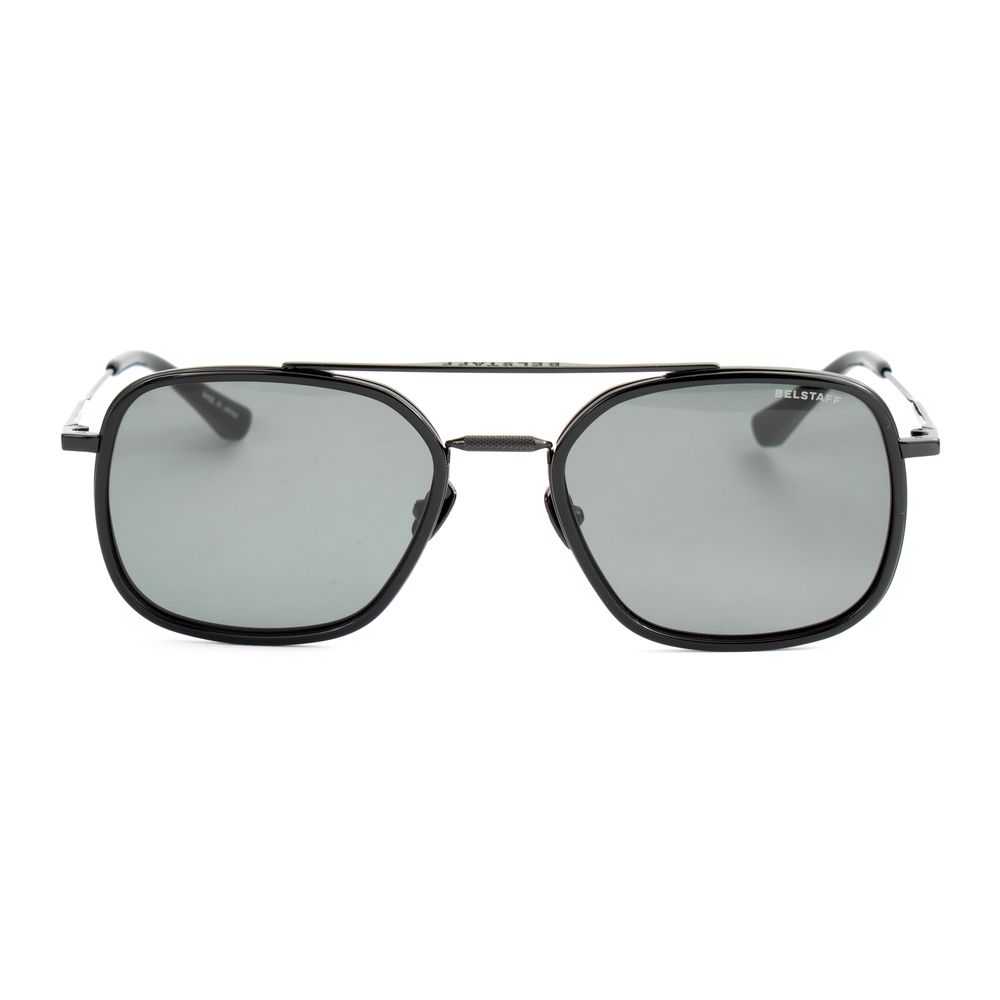 Belstaff Sonnenbrille aus Titan, Schwarz