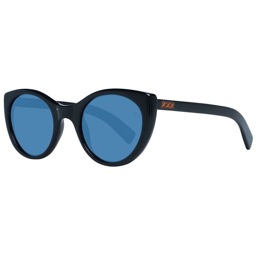 Ermenegildo Zegna Schwarze Sonnenbrille aus Harz