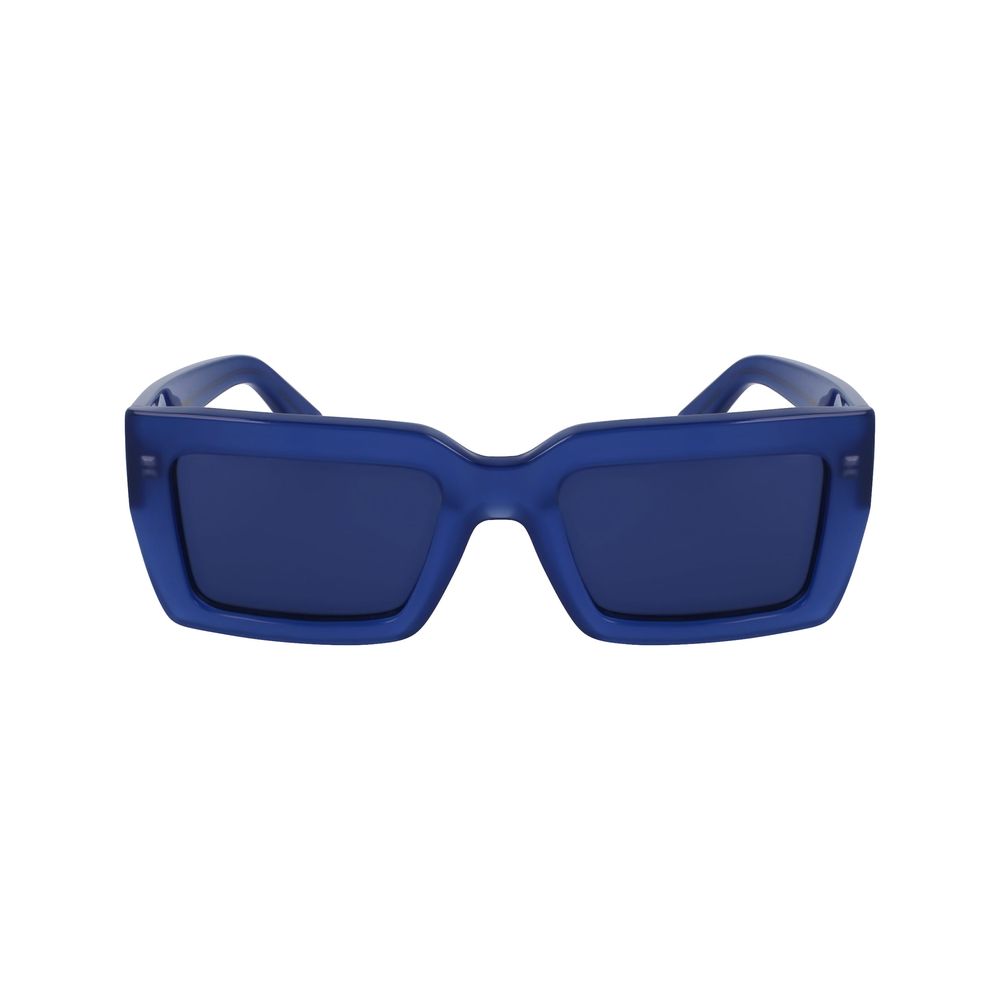 Ferragamo Blaue Sonnenbrille aus Acetat