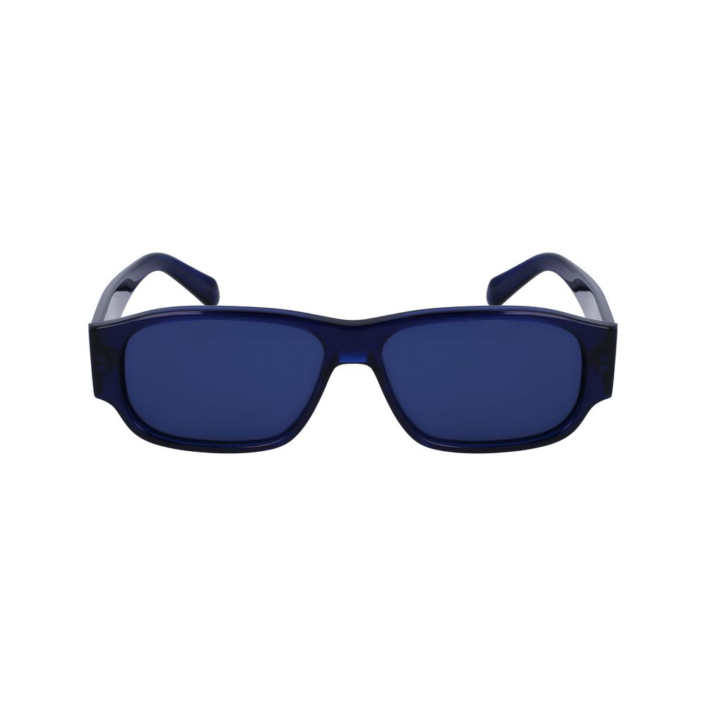 Ferragamo Blaue Sonnenbrille aus Acetat