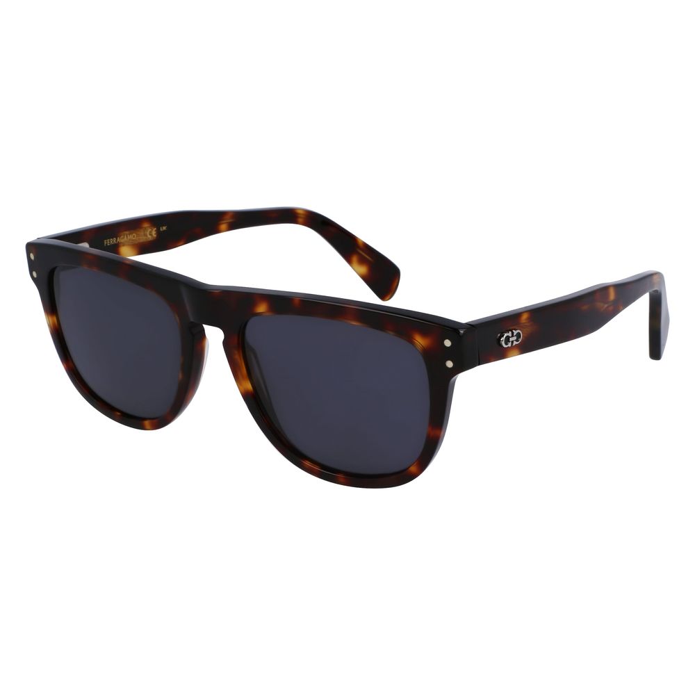 Ferragamo Braune Sonnenbrille aus Acetat