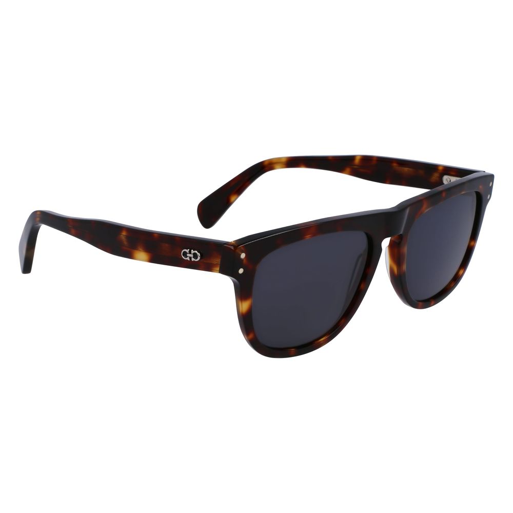 Ferragamo Braune Sonnenbrille aus Acetat