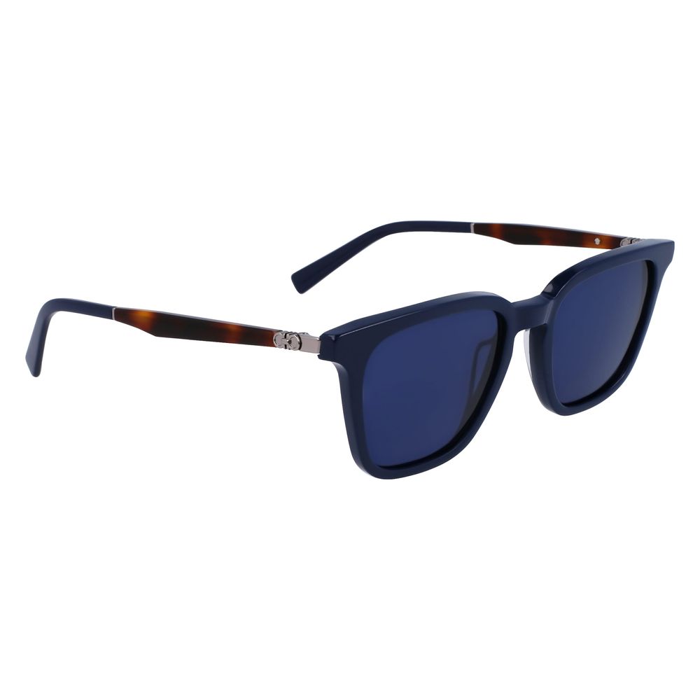 Ferragamo Blaue Sonnenbrille aus Acetat