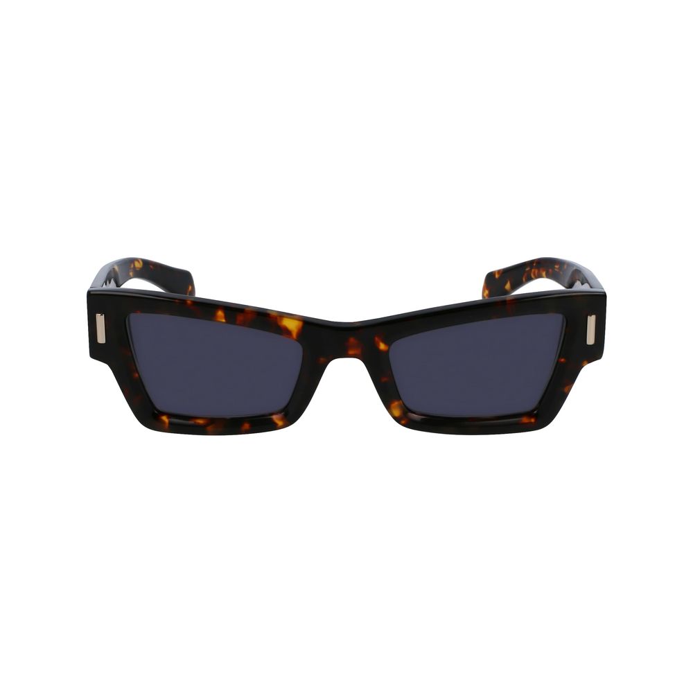 Ferragamo Brown Acetate Sunglasses