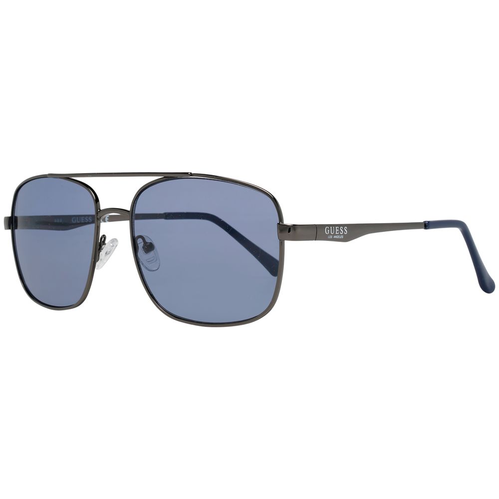 Guess Metall-Sonnenbrille in Schwarz