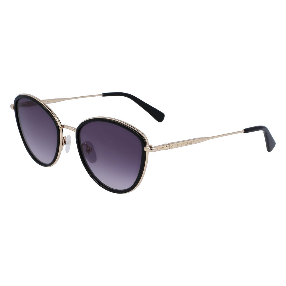 Longchamp Goldene Metall-Sonnenbrille