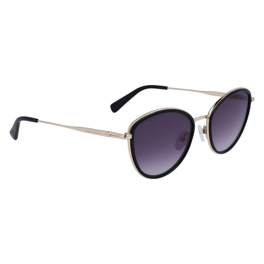 Longchamp Goldene Metall-Sonnenbrille