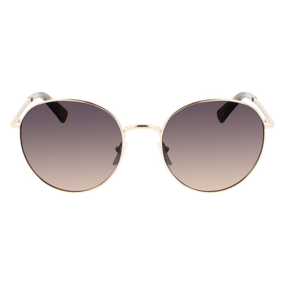 Longchamp Goldene Metall-Sonnenbrille