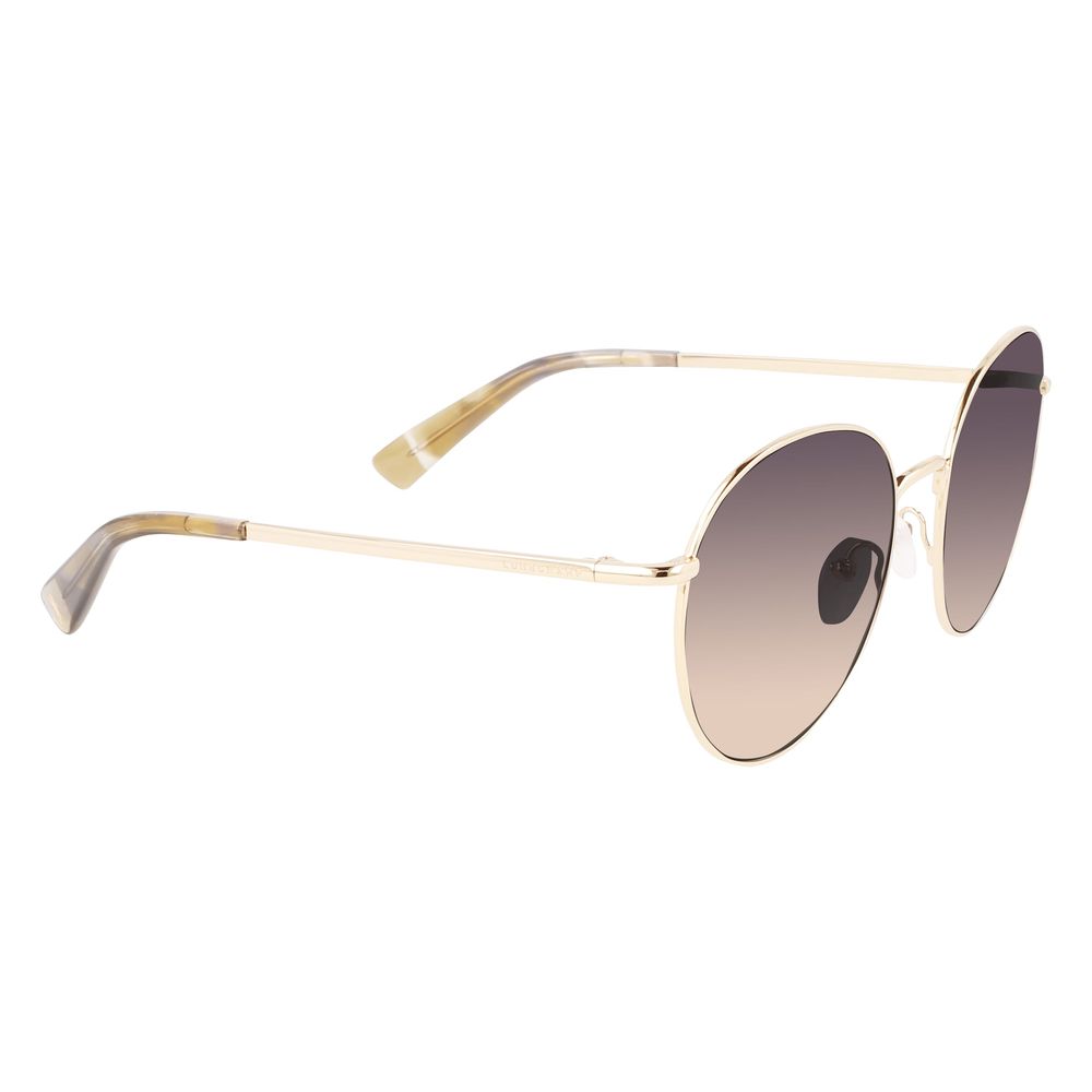 Longchamp Goldene Metall-Sonnenbrille