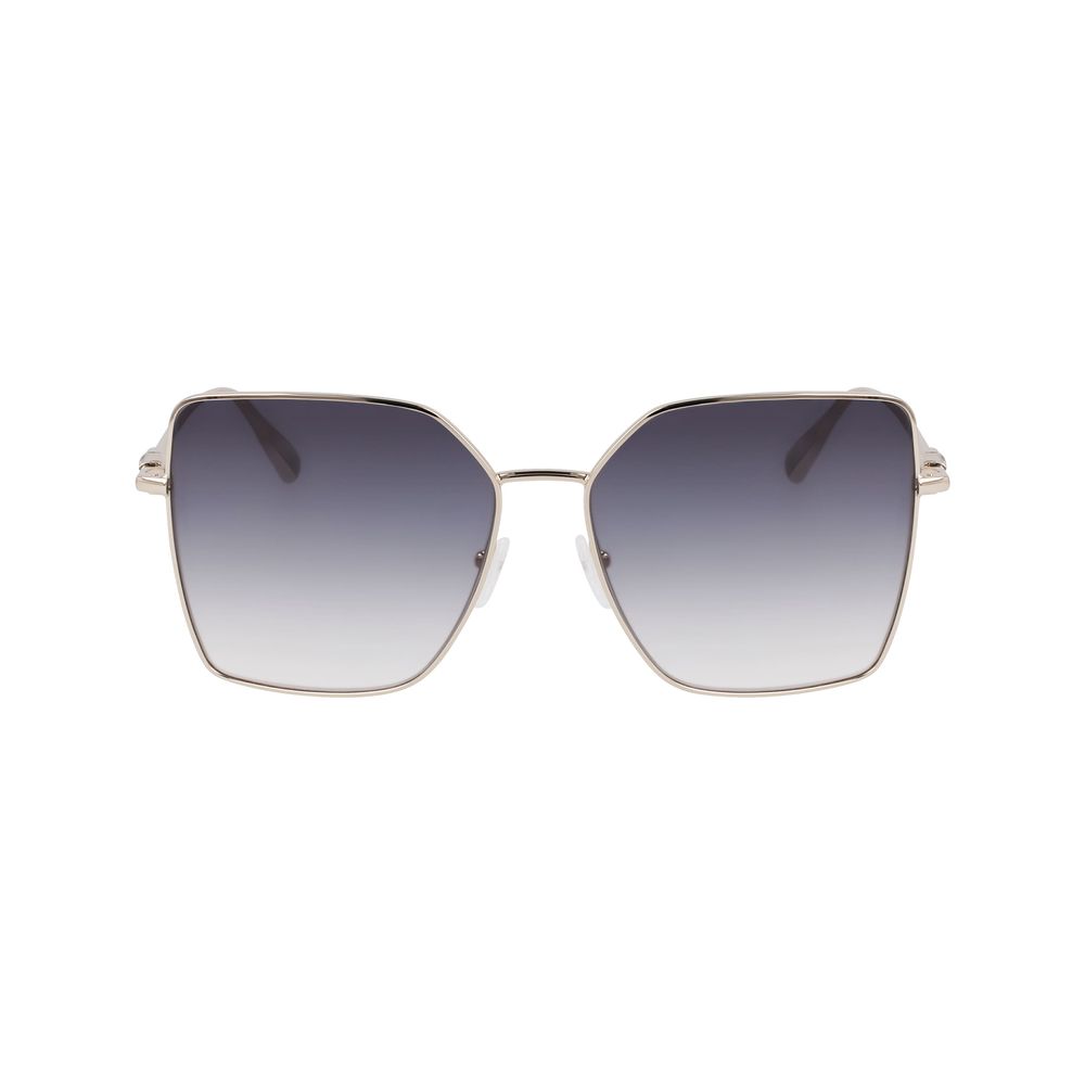Longchamp Goldene Metall-Sonnenbrille