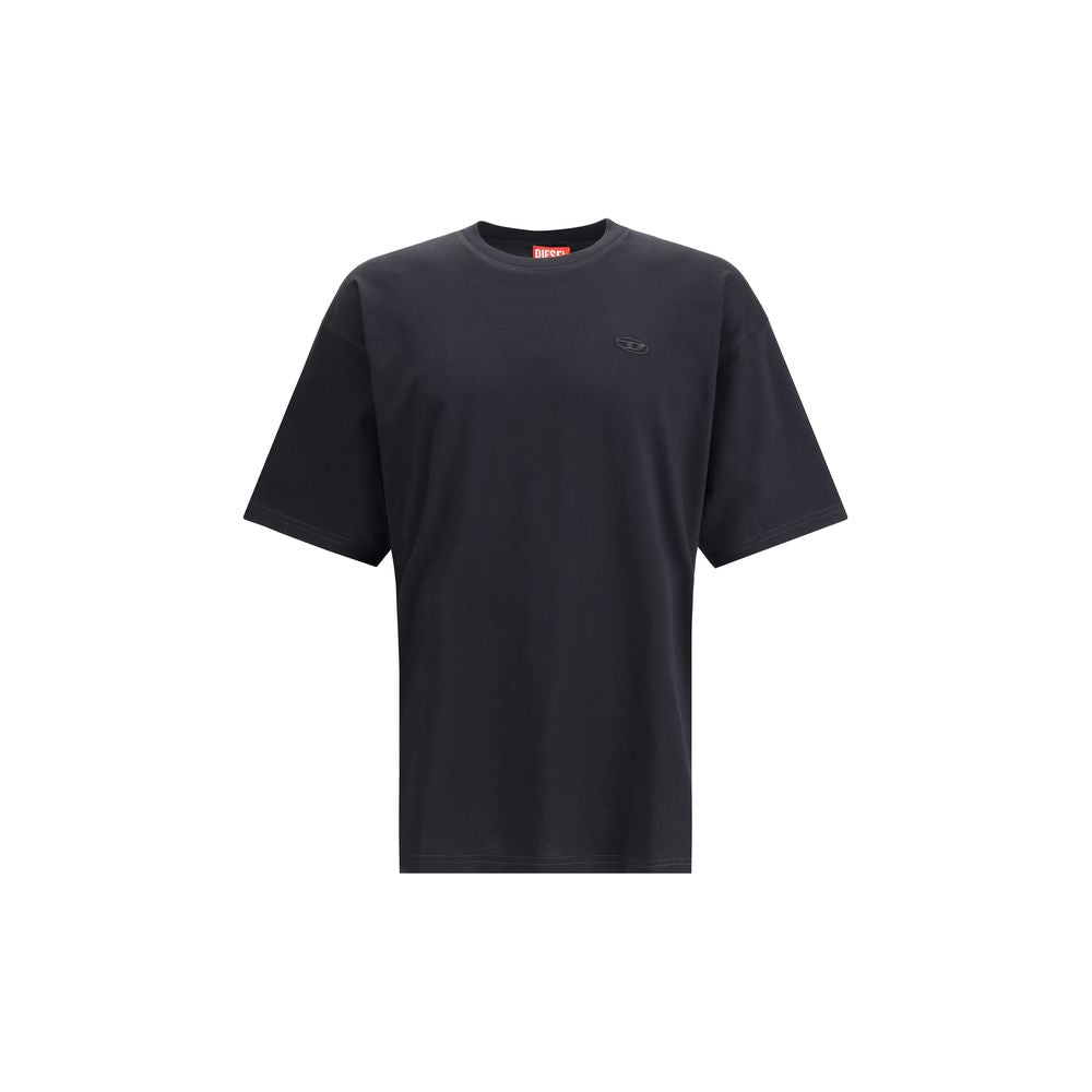 Diesel Schwarzes Baumwoll-T-Shirt