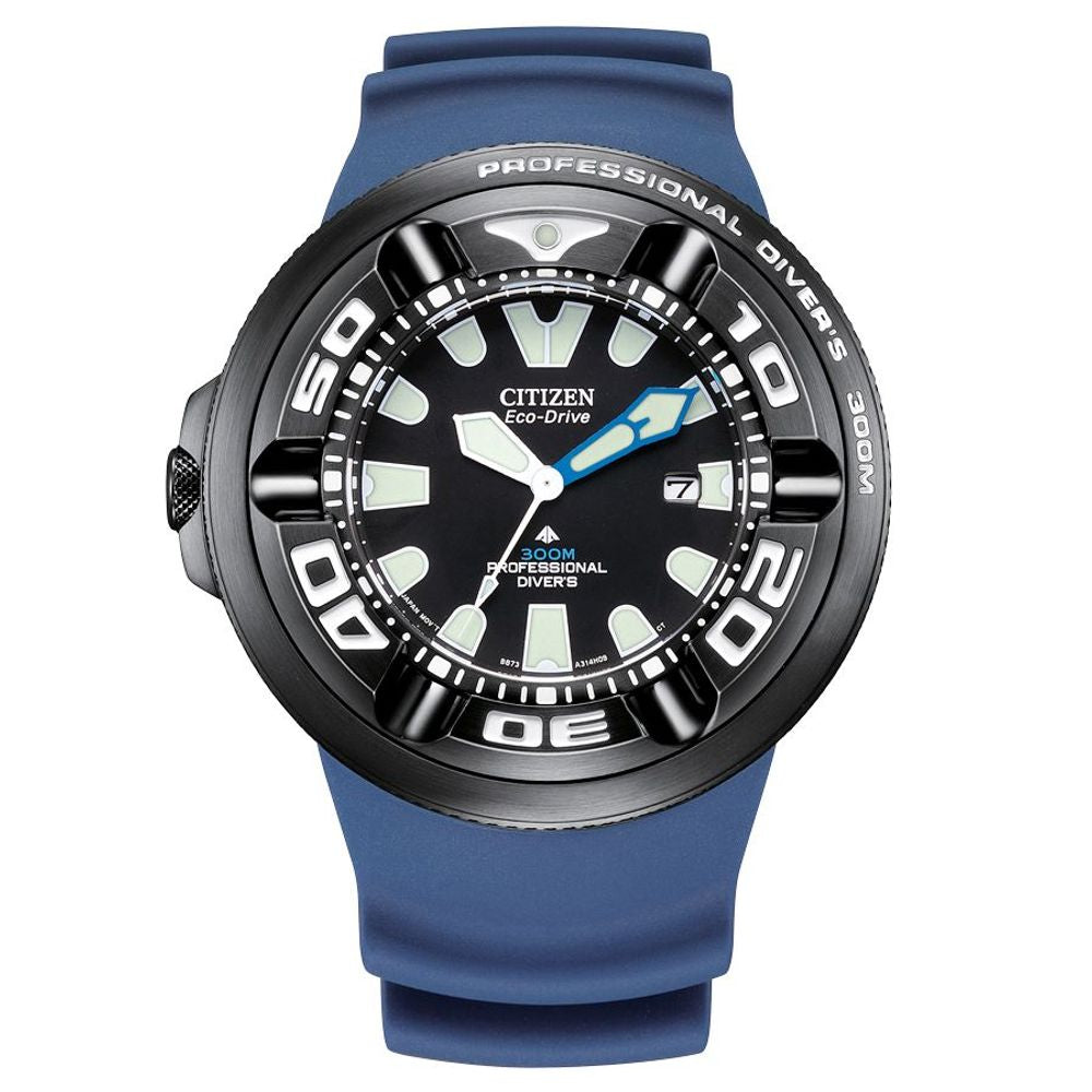 Citizen Sportliche blaue Taucheruhr