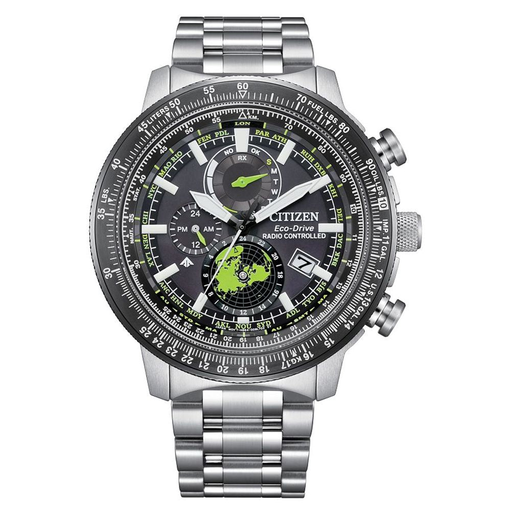 Citizen Sportliche Edelstahl-Armbanduhr in Grau