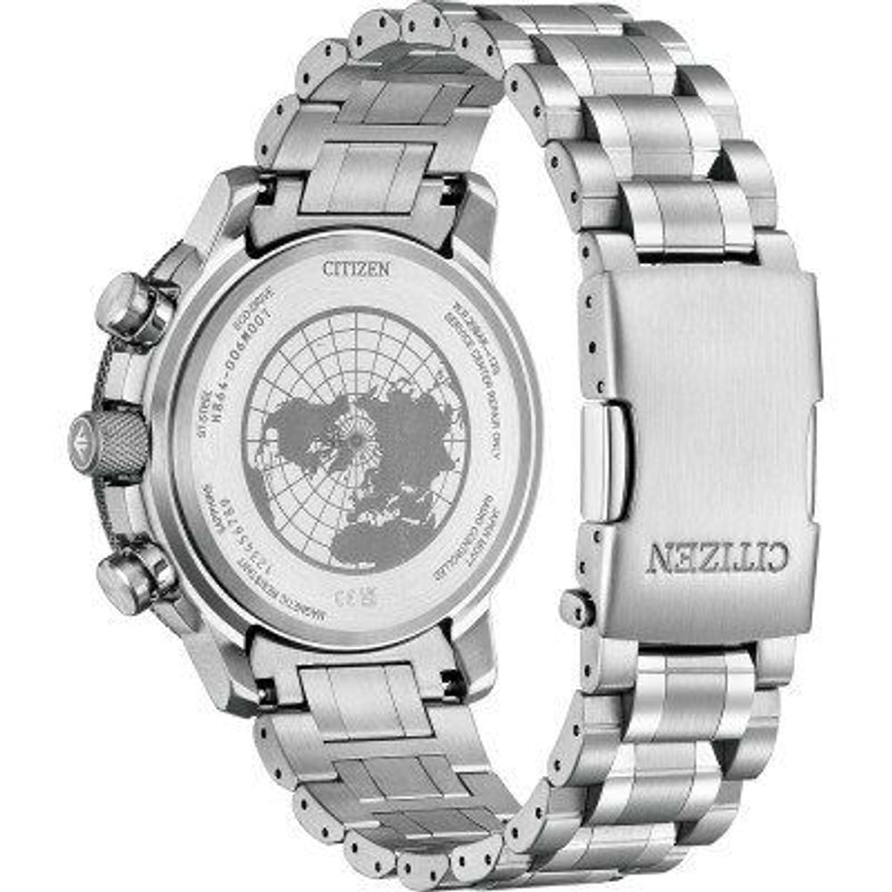 Citizen Sportliche Edelstahl-Armbanduhr in Grau