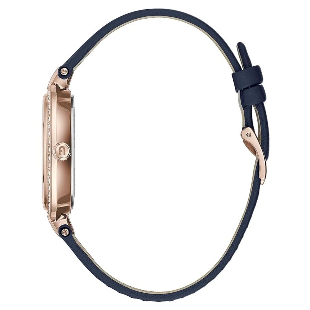 Furla Blaue Leder-Armbanduhr