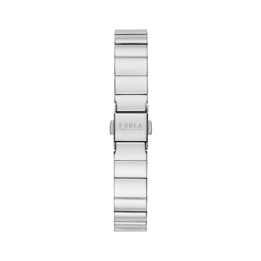 Furla Elegante Edelstahl-Armbanduhr in Grau