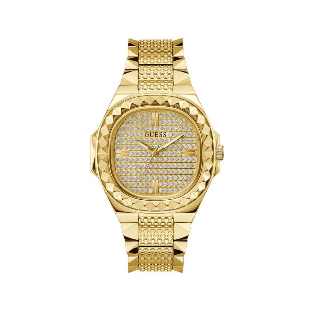 Guess Goldene Edelstahl-Dress-Watch