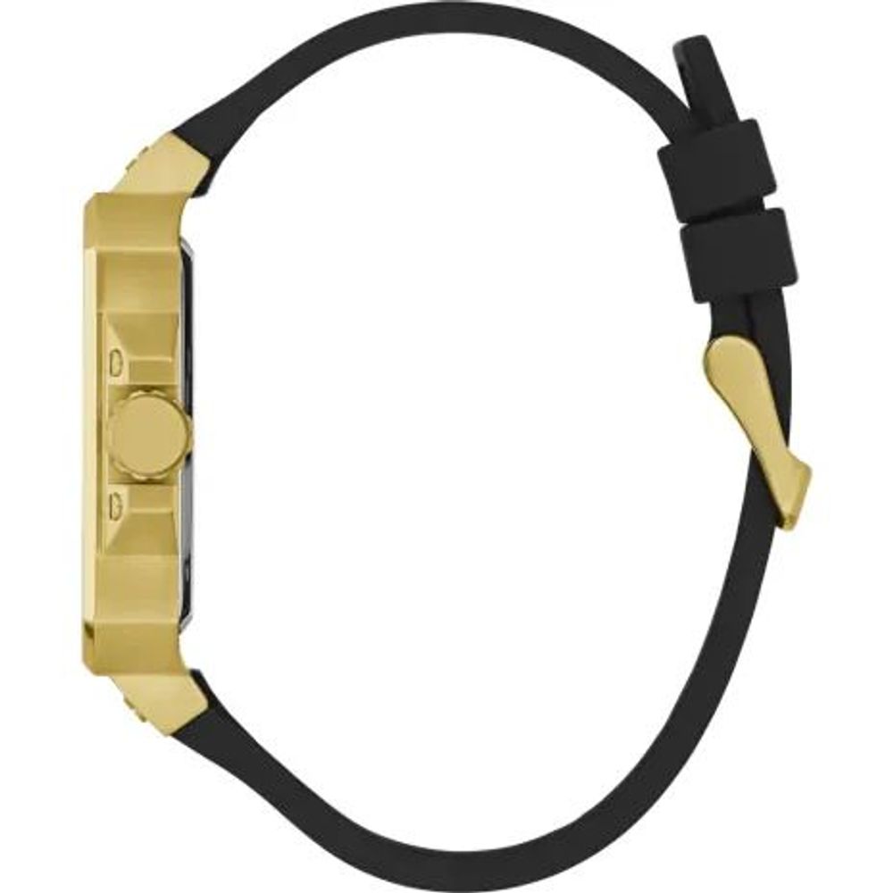 Guess Schwarze Synthetik-Armbanduhr