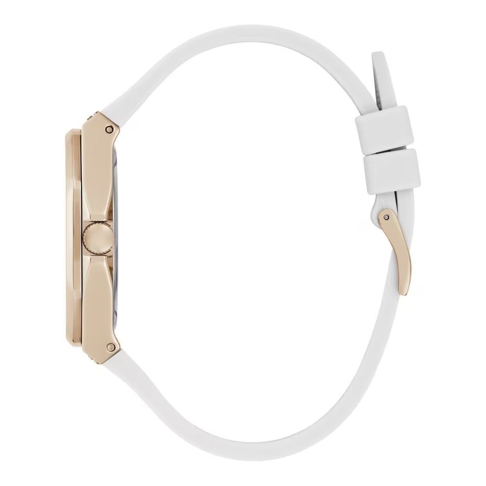 Guess Weiße Synthetik-Armbanduhr