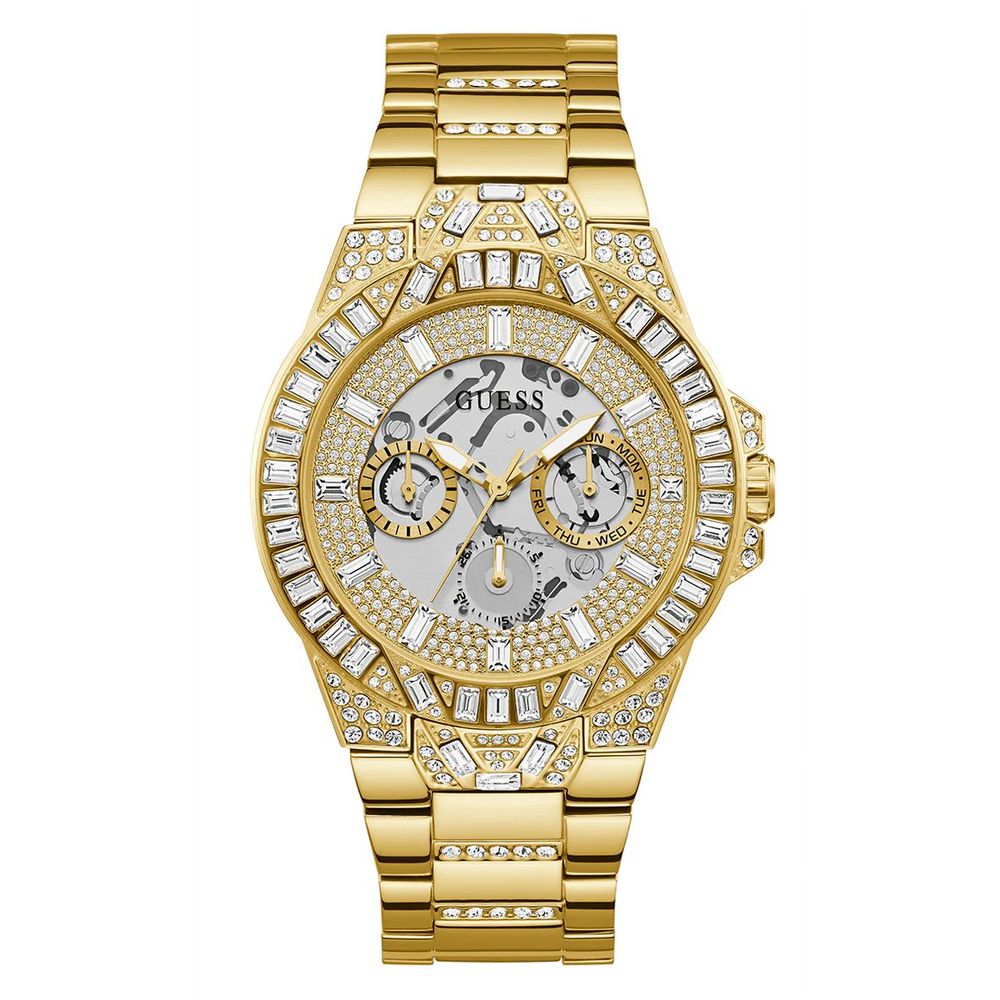Guess Goldene Edelstahl-Dress-Watch