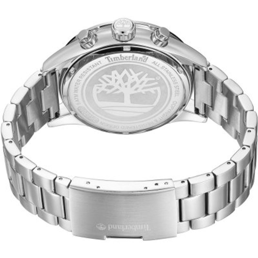 Timberland Graue Edelstahl-Dress-Watch