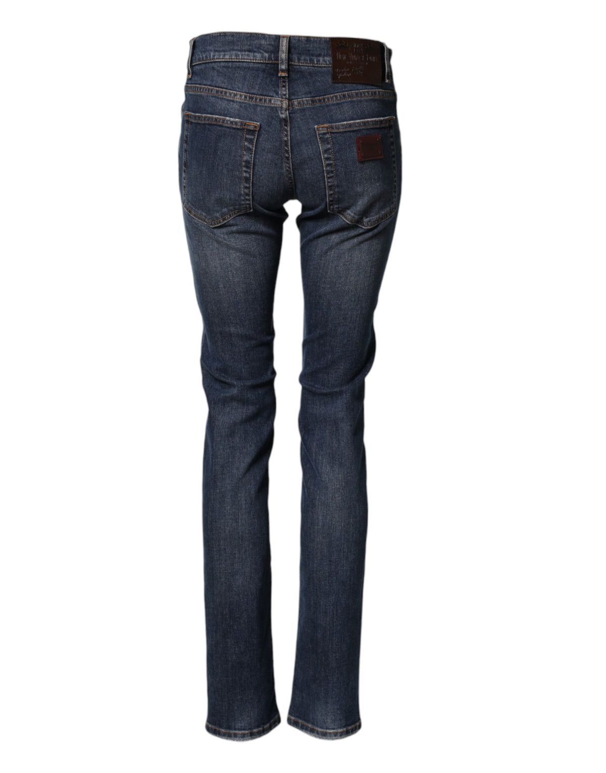 Dolce & Gabbana Blaue Stretch-Jeans für Herren aus Baumwolle im Skinny-Schnitt