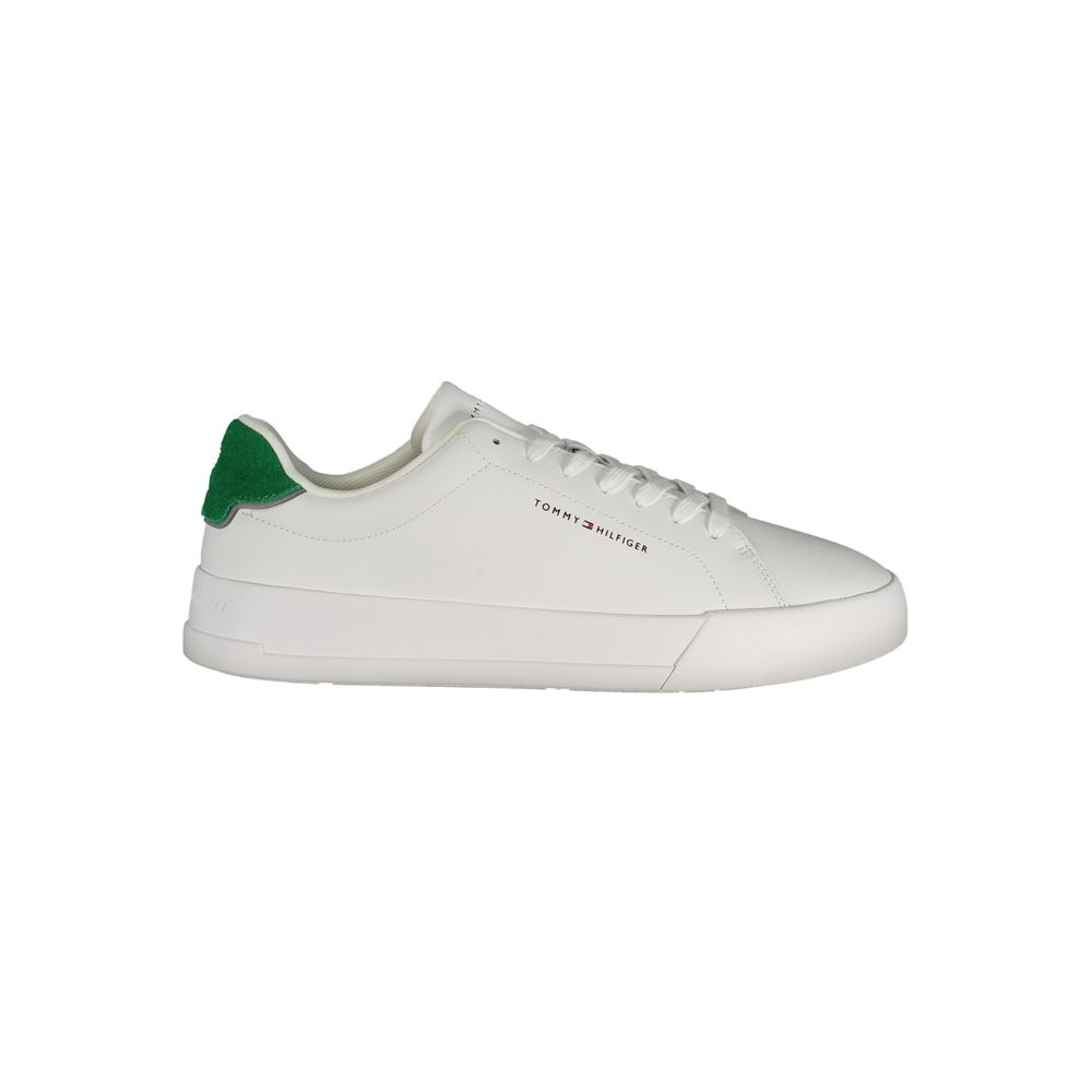 Tommy Hilfiger Weißer Polyester-Sneaker