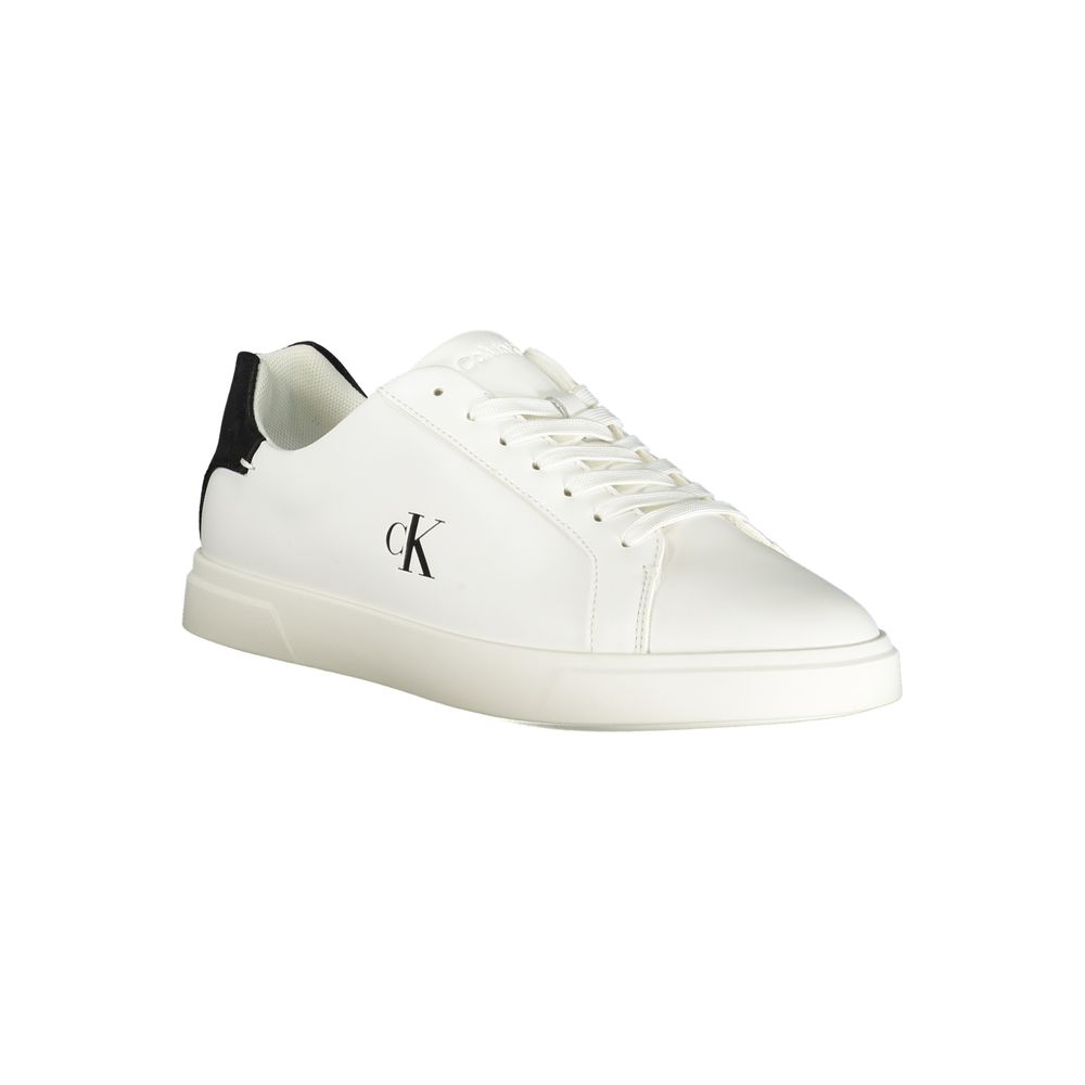 Calvin Klein Weißer Polyester-Sneaker
