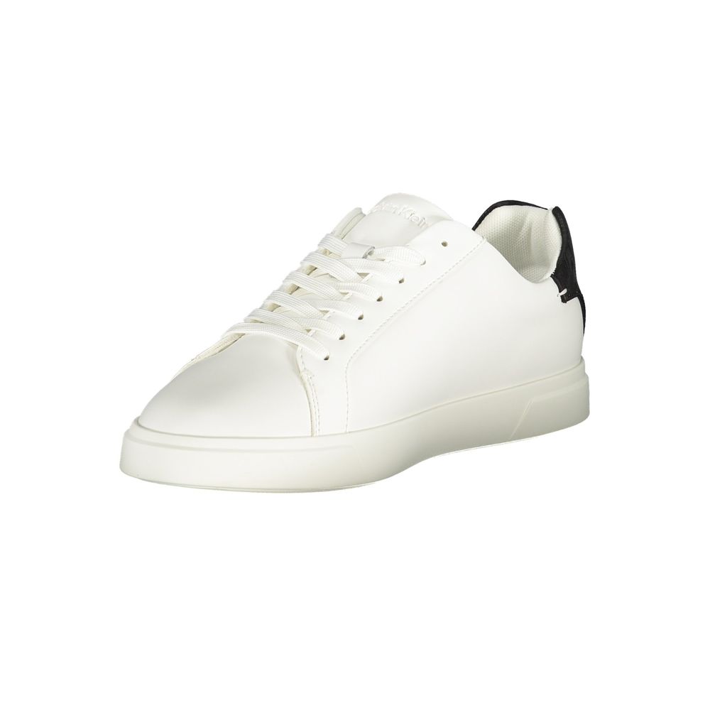 Calvin Klein Weißer Polyester-Sneaker