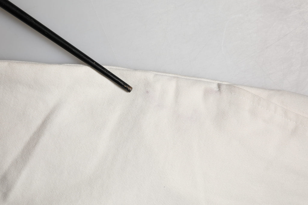 Daniele Alessandrini Weiße Baumwoll-Chino mit geradem Schnitt