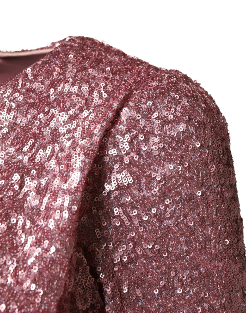 Dolce & Gabbana Pinkes Pailletten-Meerjungfrauen-Abendkleid