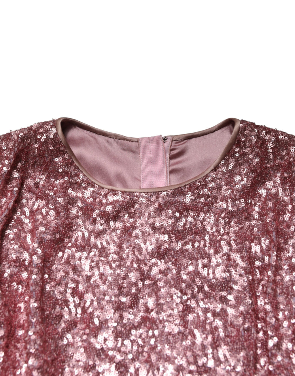 Dolce & Gabbana Pinkes Pailletten-Meerjungfrauen-Abendkleid