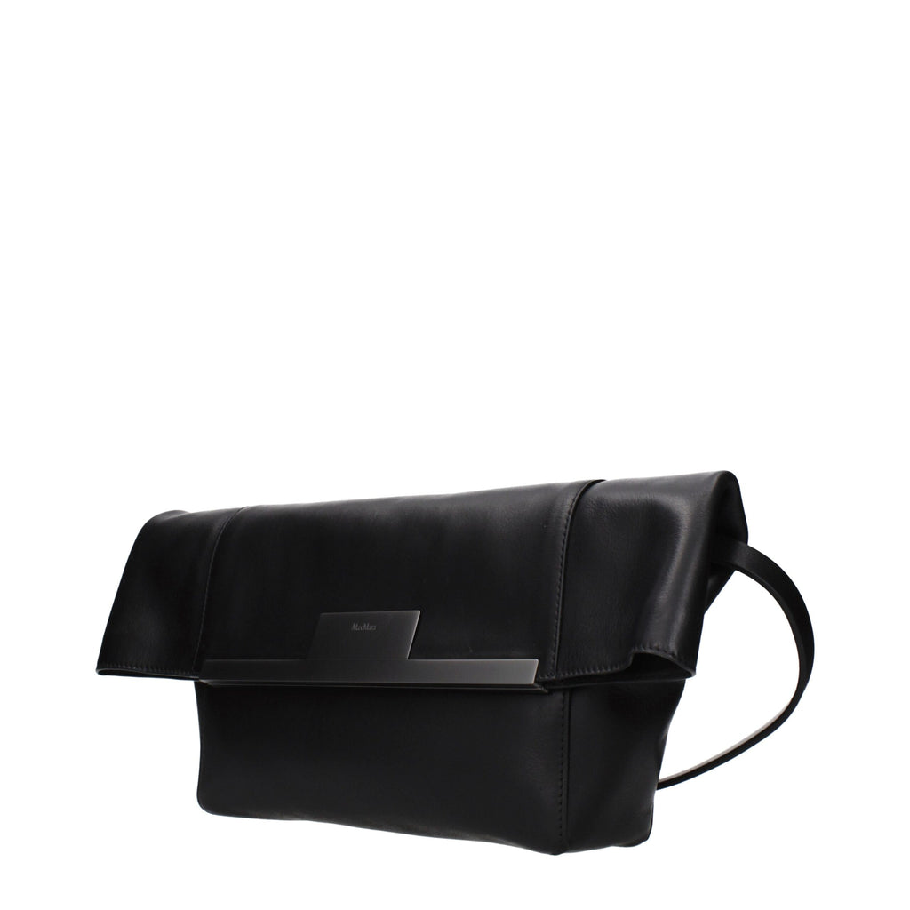 Max Mara Schwarze Ledertasche