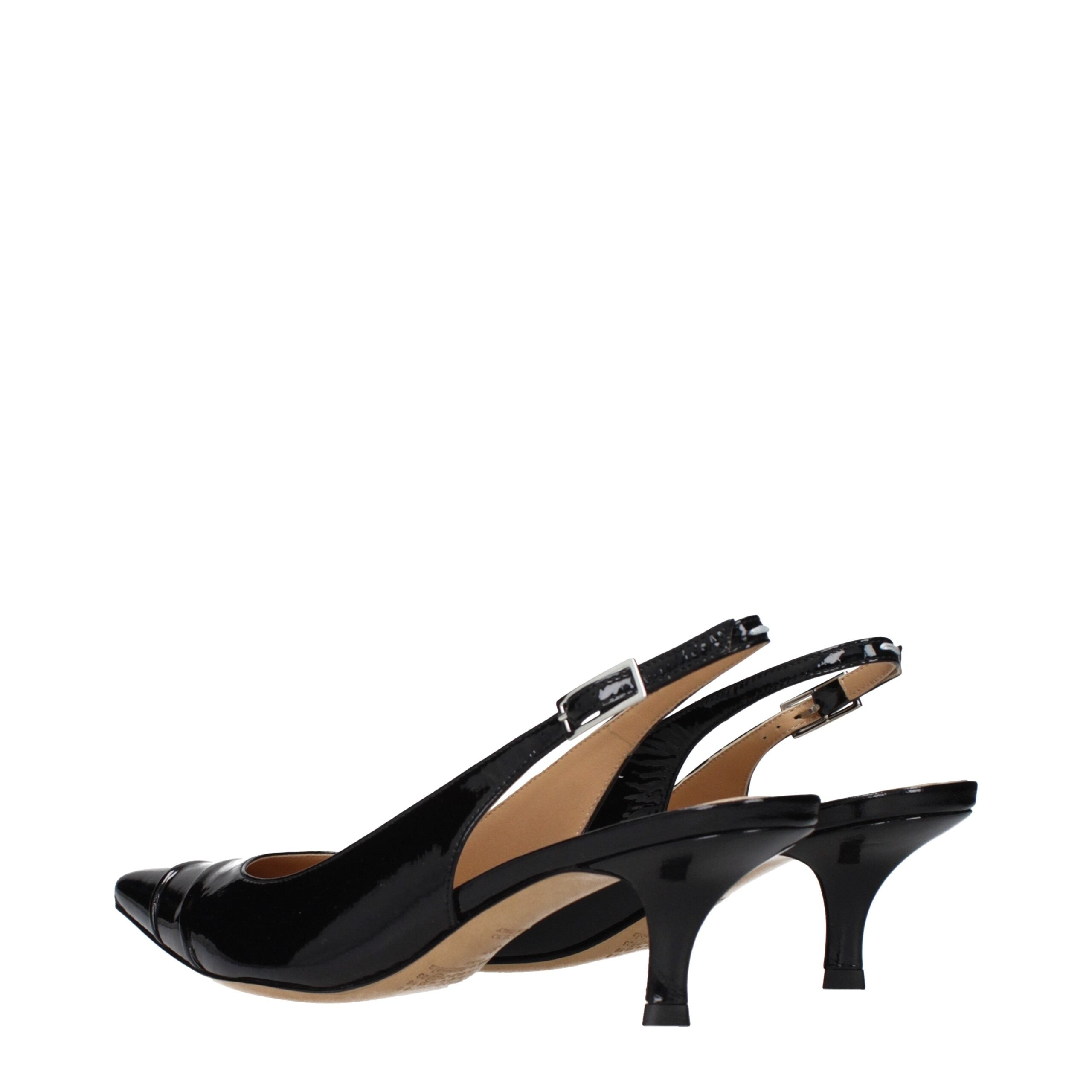 Maison Margiela Schwarze Leder-Pumps mit mittlerem Absatz