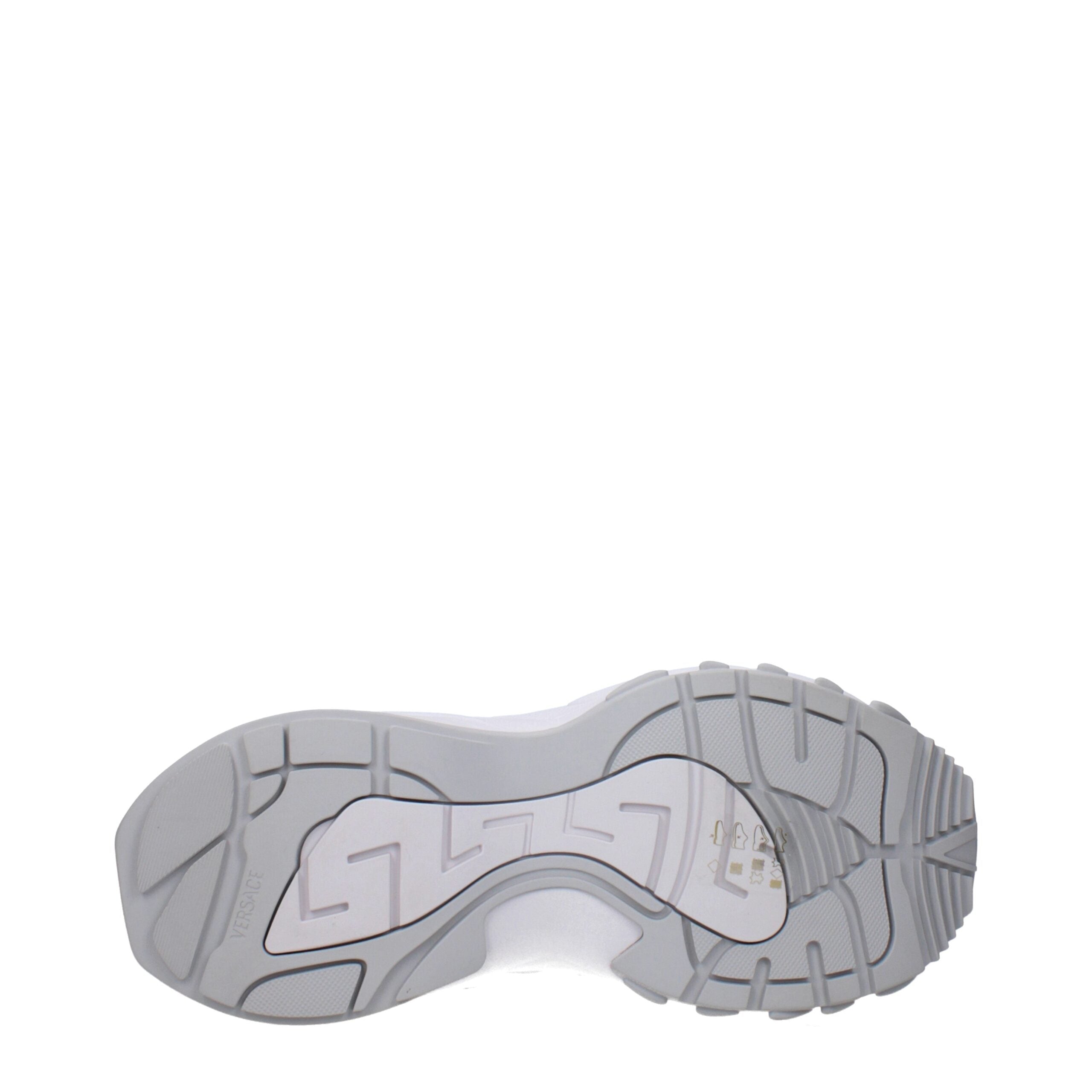 Versace Weiße Chunky Sneakers aus Stoff