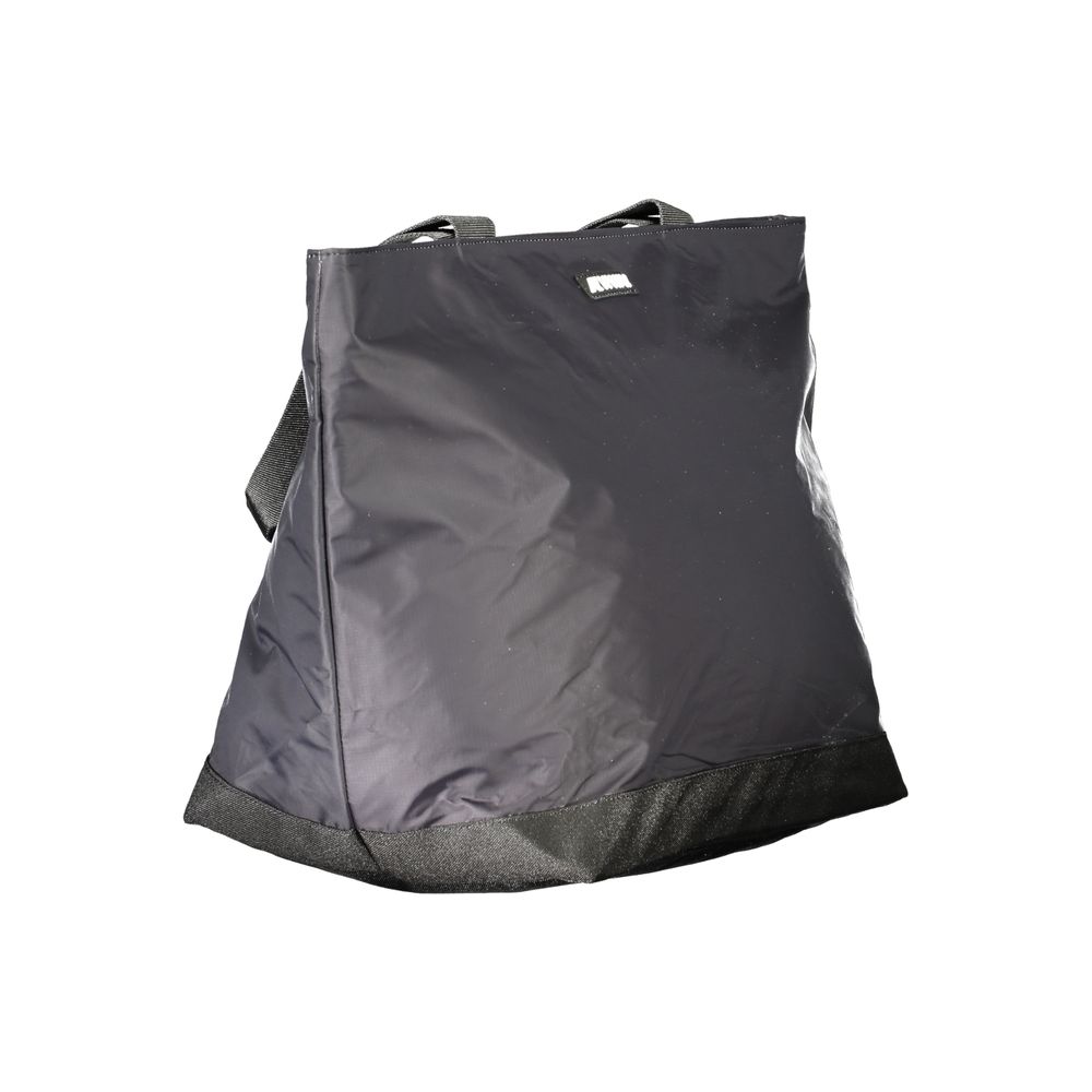 K-WAY Schwarze Polyester-Handtasche