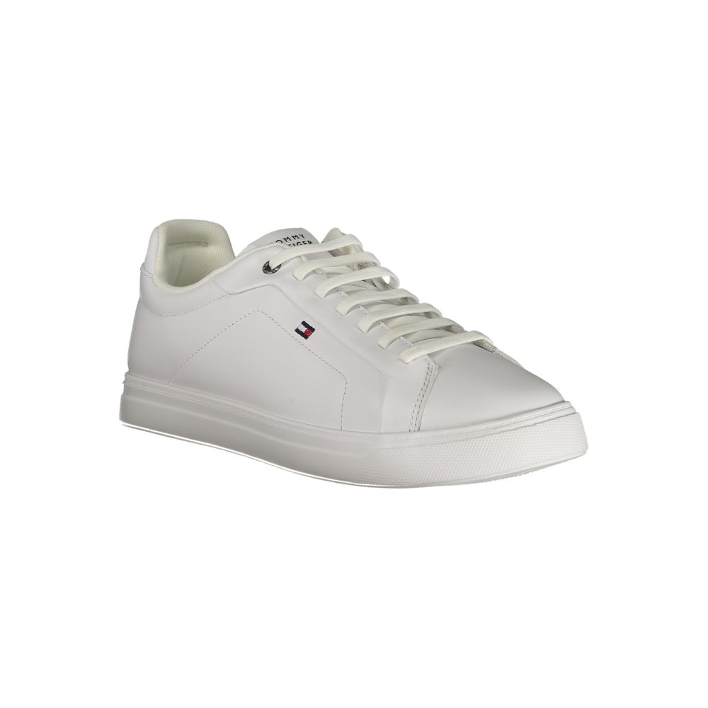 Tommy Hilfiger Weiße Polyester-Sneaker