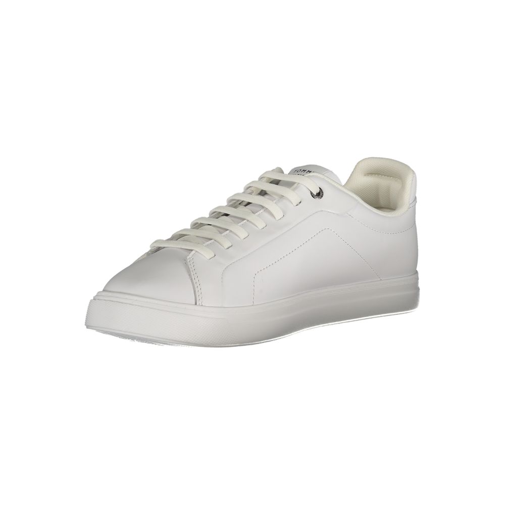 Tommy Hilfiger Weiße Polyester-Sneaker