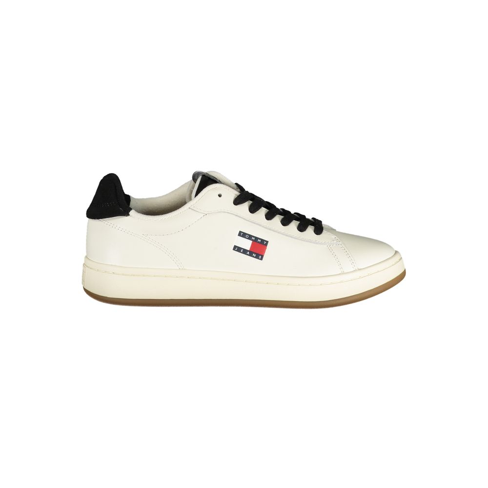 Tommy Hilfiger Weiße Polyester-Sneaker