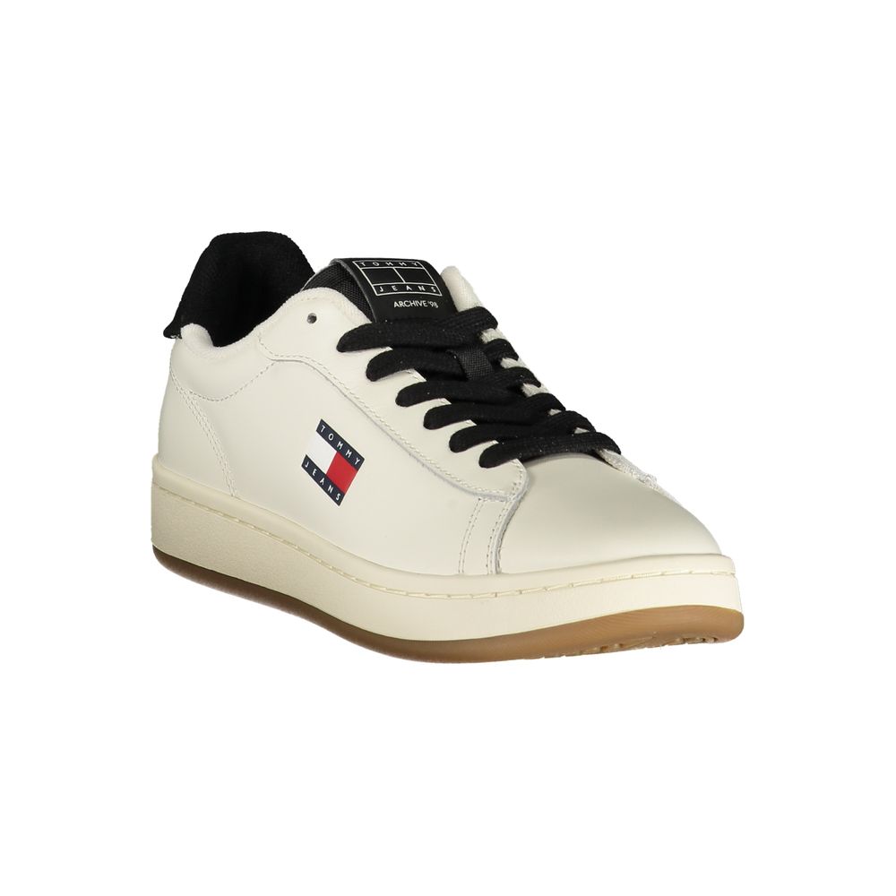 Tommy Hilfiger Weiße Polyester-Sneaker