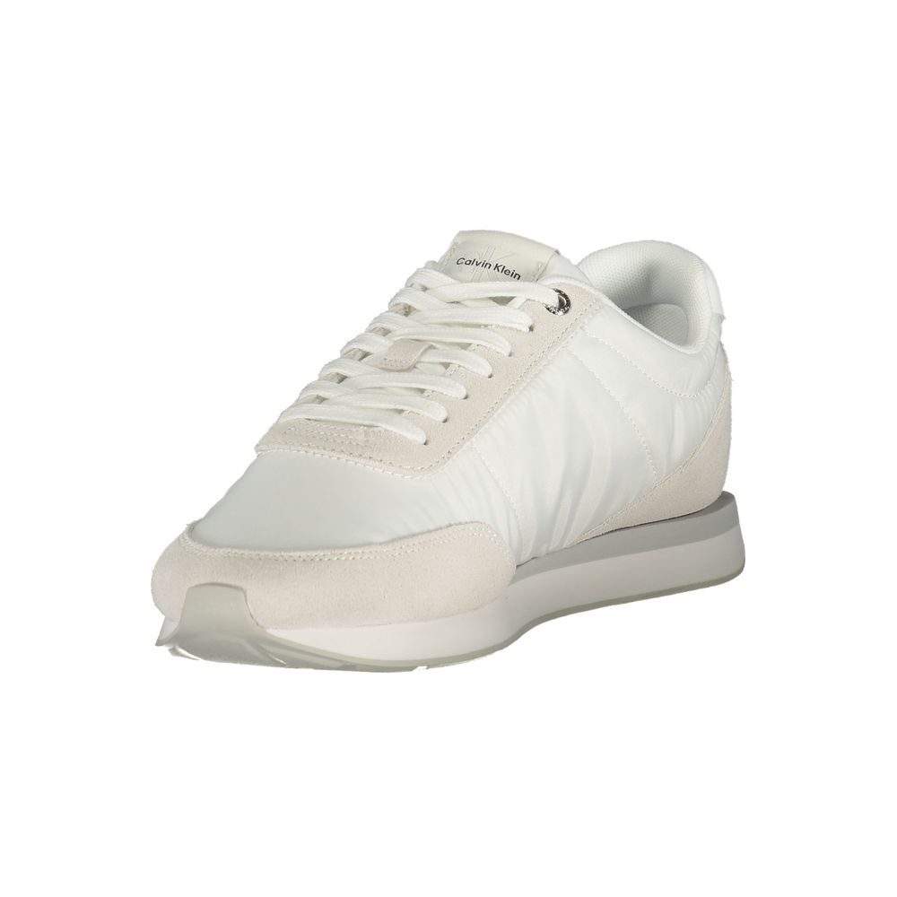 Calvin Klein Weißer Polyester-Sneaker