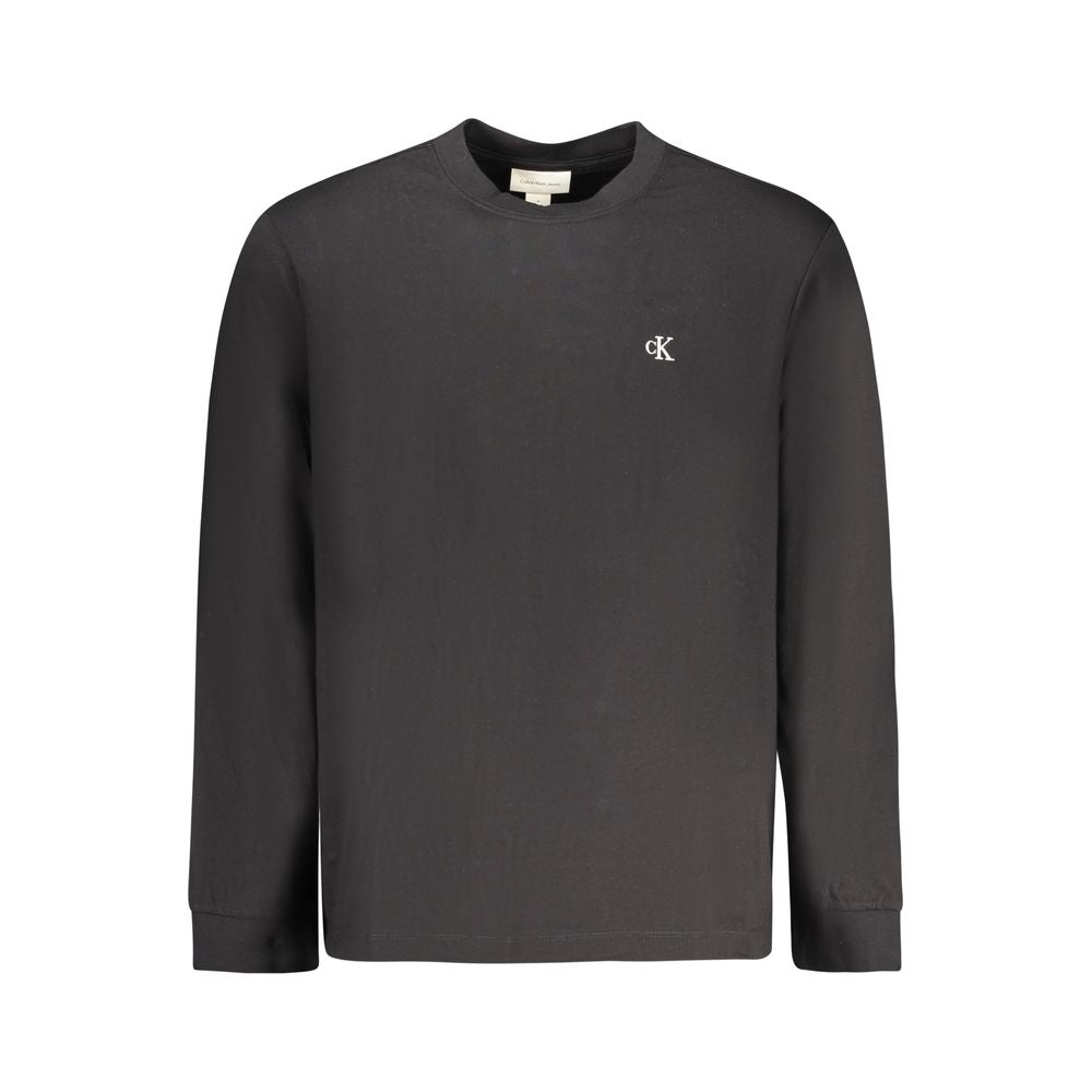Calvin Klein Baumwoll-T-Shirt in Schwarz