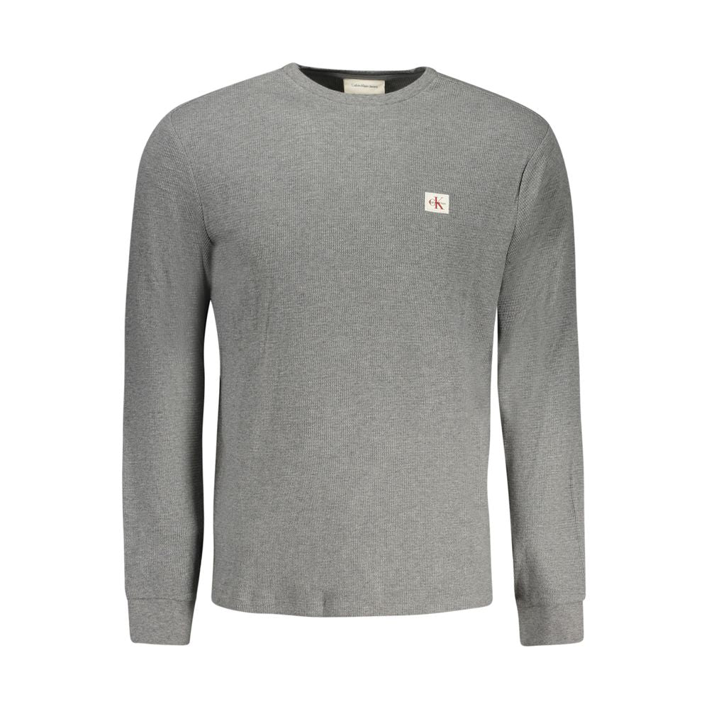 Calvin Klein Grauer Baumwoll-Pullover