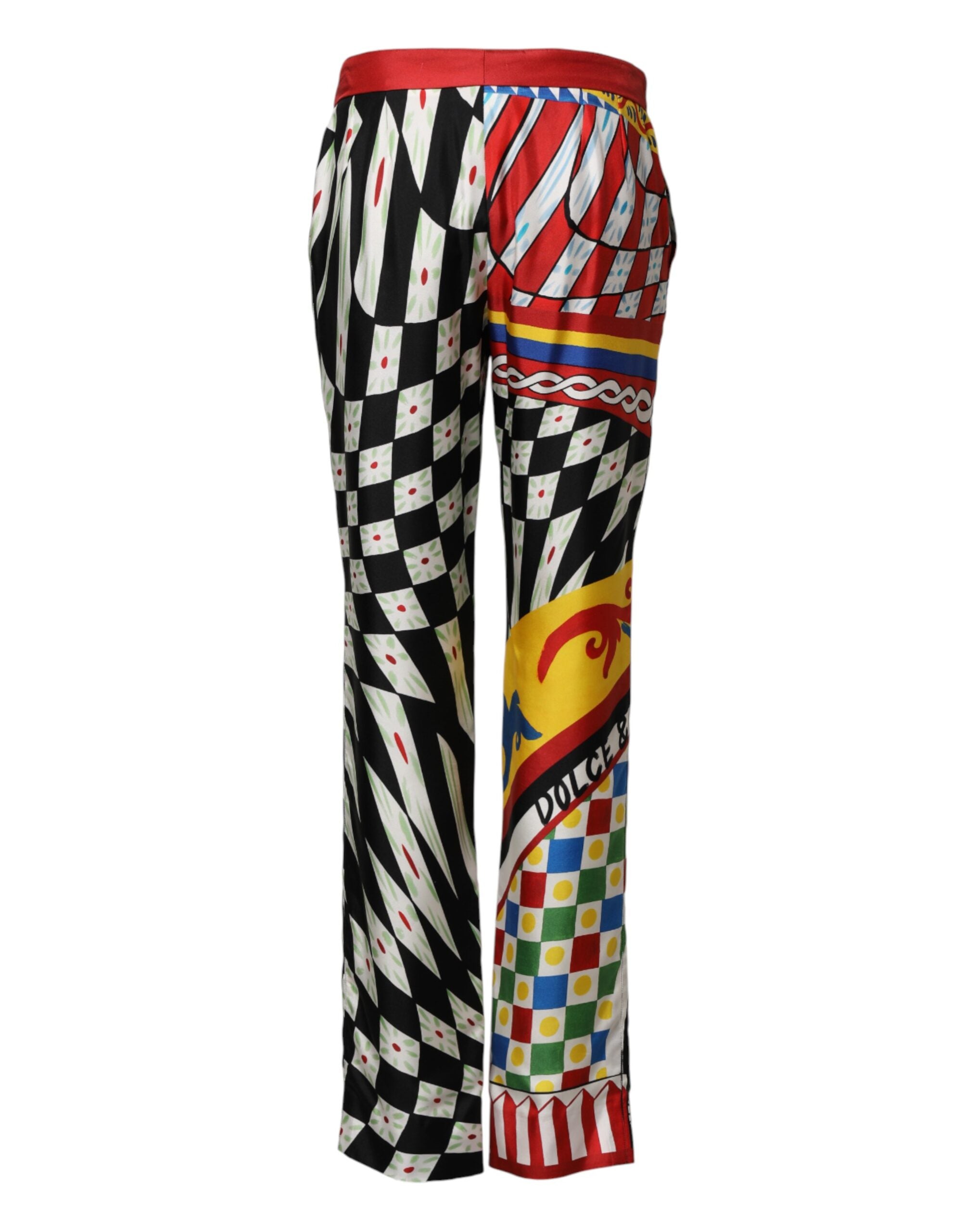 Dolce & Gabbana Hose mit Carretto-Muster in Multicolor
