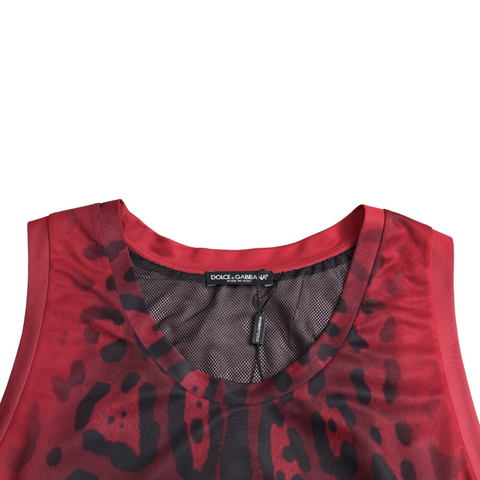 Dolce & Gabbana Ärmelloses Tank-Top mit Leopardenmuster