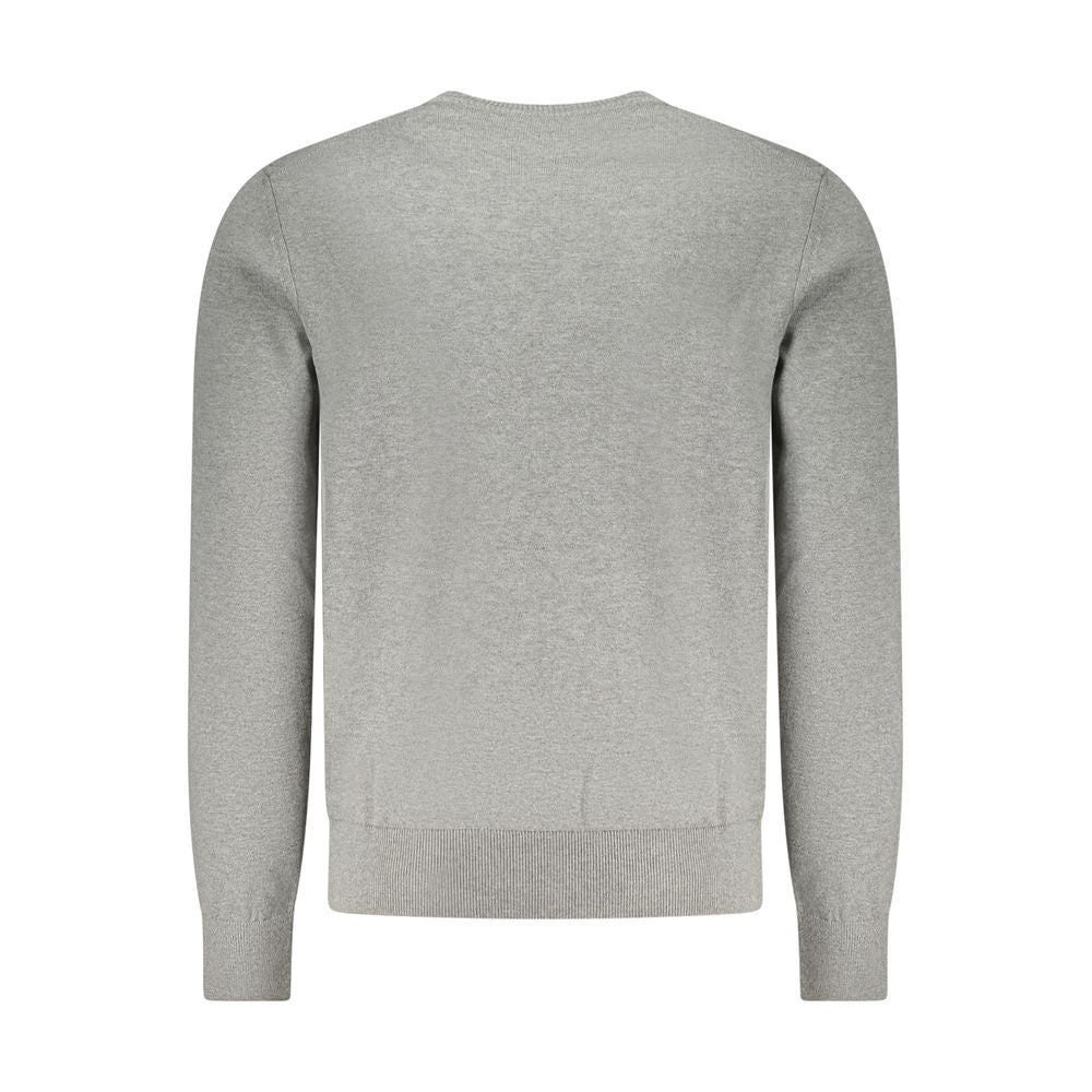 Hugo Boss Eleganter Baumwoll-Pullover in Grau