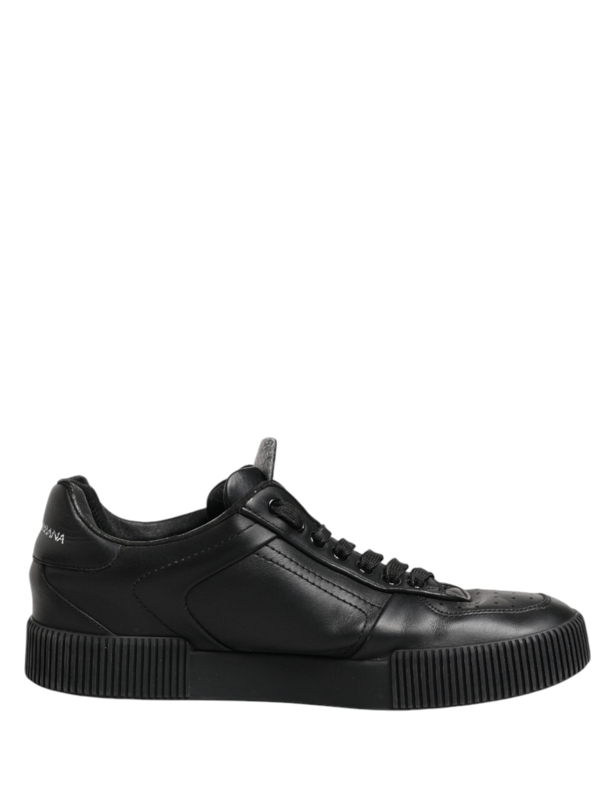Dolce & Gabbana Black MIAMI Calf Low Top Men Sneakers  Shoes