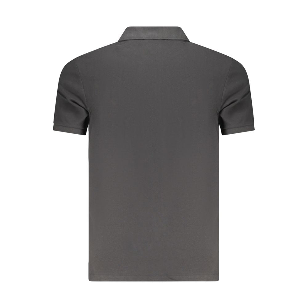 Calvin Klein Baumwoll-Poloshirt in Schwarz