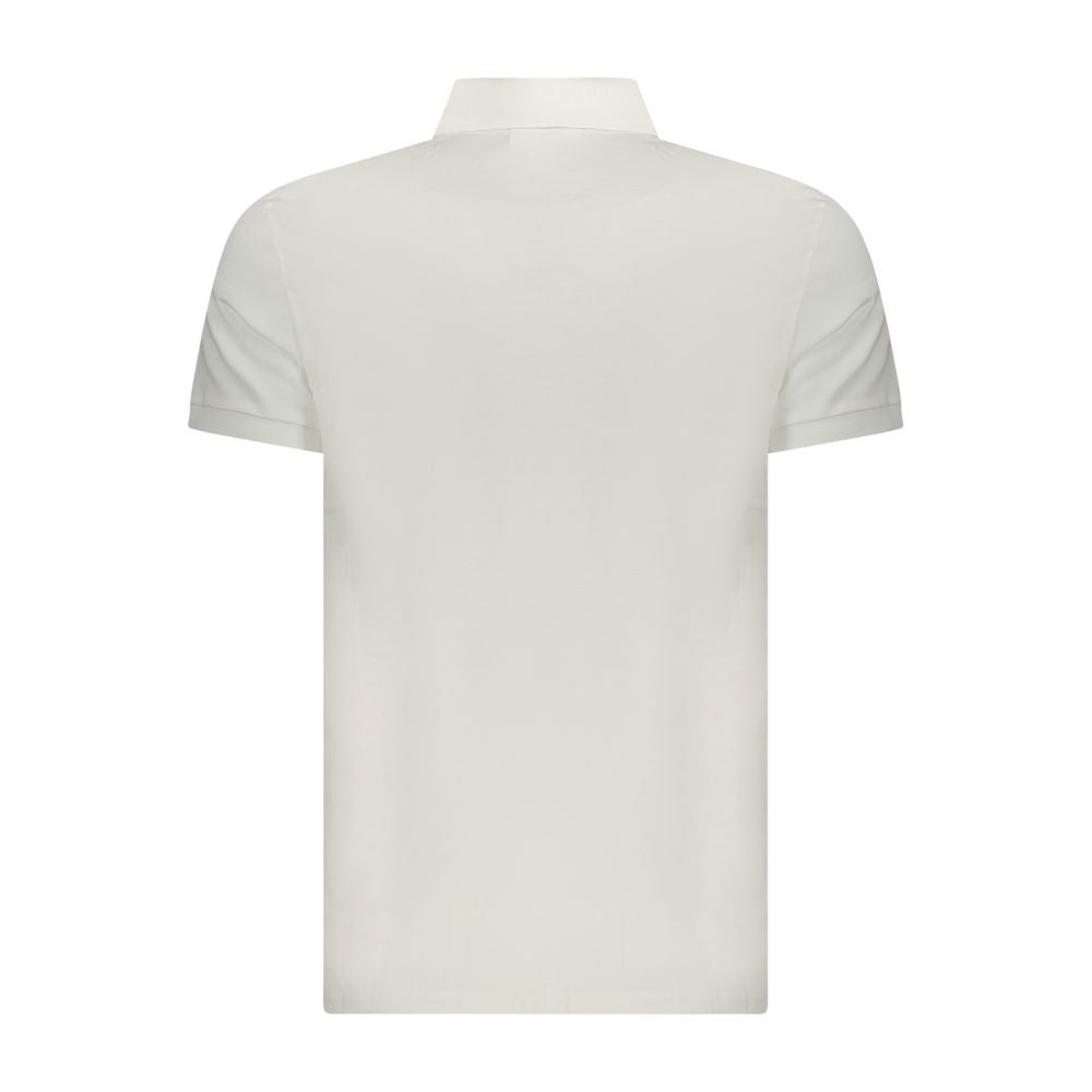 Calvin Klein Baumwoll-Poloshirt in Weiß