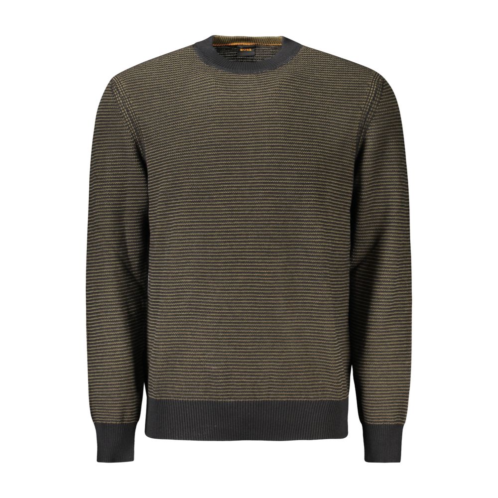 Hugo Boss Schwarzer Baumwoll-Pullover